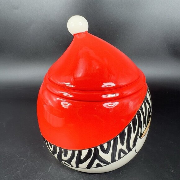 Heartfelt Kitchen Creations Wild About Santa Goody Jar Ceramic Canister 3 Piece - Picture 16 of 16